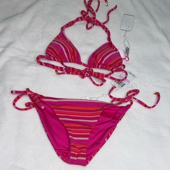 TRINA TURK SWIM Marai Halter Triangle Swim Top & Marai Halter Triangle Swim Top - Picture 10 of 13